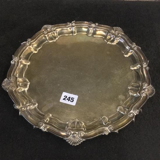 Modern silver salver